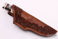 Faux Ivory Drop Point Hunter