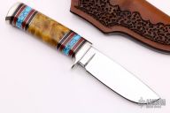 Dyed California Buckeye and Turquoise Hunter