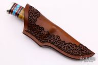 Dyed California Buckeye and Turquoise Hunter