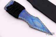Flamed Titanium Push Dagger