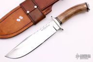 Large Elk Cowboy Bowie