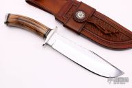 Large Elk Cowboy Bowie