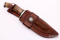 Large Elk Cowboy Bowie