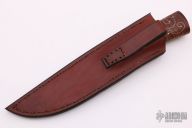 Damascus Hunter w/ Silver Wire Inlay