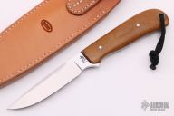 Bose Pattern Drop Point - Vintage Canvas Micarta