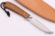 Bose Pattern Drop Point - Vintage Canvas Micarta