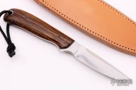 Bose Pattern Drop Point - Vintage Shipyard Westinghouse Canvas Micarta