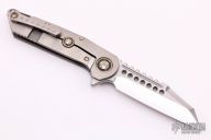 Warhound - Mirror Polish w/ Brass Trimmed Snakeskin Carbon Fiber inlay