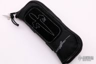 Warhound - Mirror Polish w/ Brass Trimmed Snakeskin Carbon Fiber inlay