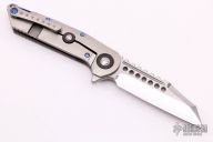 Warhound - Mirror Polish w/ Carbon Inlay and Blue Ti HW