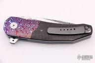 A2A3 Flipper - Damasteel/MokuTi/CF