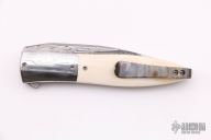 Flarehawk - Damasteel and Mammoth Ivory