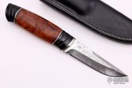 Damasteel, Buffalo and Redwood Burl Pukko