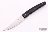 Swayfront Persian Front Flipper - Black Canvas Micarta
