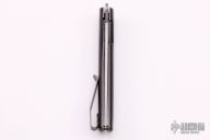 Swayfront Persian Front Flipper - Black Canvas Micarta