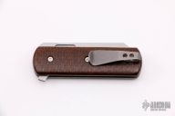 Chubby Mini Tanto Flipper - Natural Burlap Micarta