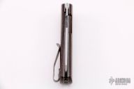 Chubby Mini Tanto Flipper - Natural Burlap Micarta