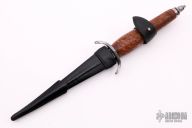 Damascus and Alder Briar Dagger