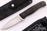 Production Hiking Buddy - Black Canvas Micarta