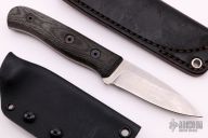 Production Hiking Buddy - Black Canvas Micarta