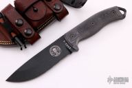 Esee-5 - Custom Hedgehog Leather Sheath