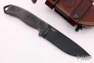 Esee-5 - Custom Hedgehog Leather Sheath