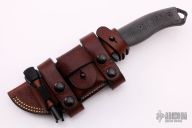 Esee-5 - Custom Hedgehog Leather Sheath
