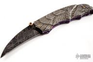 Damascus Hawk Folder