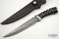 Damascus & Horn Knife