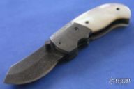 Damascus & Pearl Mini Linerlock