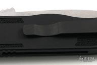 Emerson CQC7 - E7T07-SW Tanto Auto - Black Knurled / Stonewash / Plain Edge