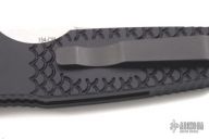 TR-3 X2 SW - Black Handle w/ Fish Scale Grip / Stonewash / Serrated