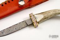 Mini Damascus Fixed Blade