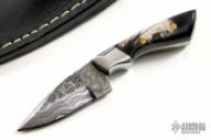 Mini Damascus Fixed Blade