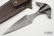 Damascus Push Dagger