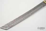 Damascus & Mammoth Tooth Tanto