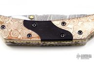 Damascus, Mokume & Buffalo Horn Folder