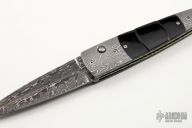 Damascus & Buffalo Horn Auto