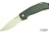 Magic 601 - Black Handle / Satin Plain Edge