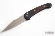 Monaco Pre-Pro Prototype - Black Handle / Cocobolo Inlay / Satin Blade
