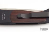Monaco Pre-Pro Prototype - Black Handle / Cocobolo Inlay / Satin Blade