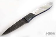 Damascus Linerlock Folder