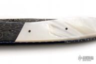 Damascus Linerlock Folder