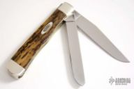 Customized Case Trapper w/ Color Scrimshaw