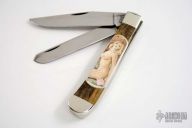 Customized Case Trapper w/ Color Scrimshaw