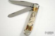 Customized Case Trapper w/ Scrimshaw