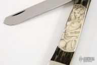 Customized Case Trapper w/ Scrimshaw