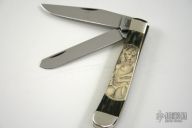 Customized Case Trapper w/ Scrimshaw