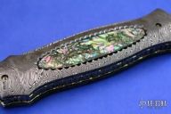 Damascus & Abalone DA Scale Release Automatic