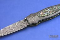 Damascus & Abalone DA Scale Release Automatic